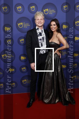 Amsterdam 14 oktober 2021
Televizierring gala in Carre Amsterdam. Kalvijn met vriendin