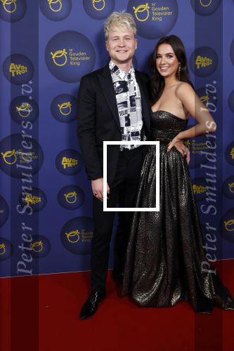 Amsterdam 14 oktober 2021
Televizierring gala in Carre Amsterdam. Kalvijn met vriendin