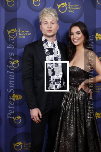 Amsterdam 14 oktober 2021
Televizierring gala in Carre Amsterdam. Kalvijn met vriendin