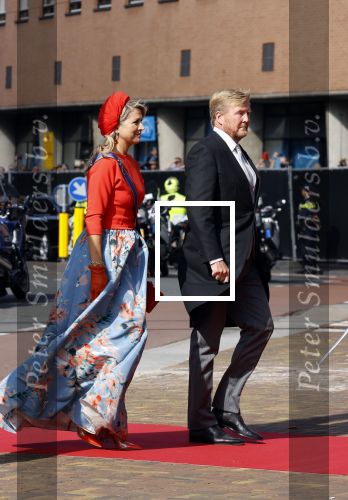 Den Haag 21 september 2021
Prinsjesdag in Den Haag 2021. De troonrede is in de grote kerk. Aanwezig namens de koninklijke familie zijn Koning Willem Alexander en Koningin Maxima Prins Constantijn en Prinses Laurentien.