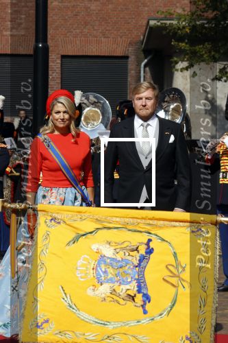 Den Haag 21 september 2021
Prinsjesdag in Den Haag 2021. De troonrede is in de grote kerk. Aanwezig namens de koninklijke familie zijn Koning Willem Alexander en Koningin Maxima Prins Constantijn en Prinses Laurentien.