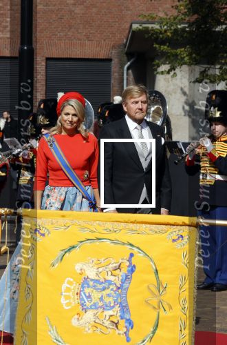 Den Haag 21 september 2021
Prinsjesdag in Den Haag 2021. De troonrede is in de grote kerk. Aanwezig namens de koninklijke familie zijn Koning Willem Alexander en Koningin Maxima Prins Constantijn en Prinses Laurentien.