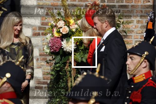 Den Haag 21 september 2021
Prinsjesdag in Den Haag 2021. De troonrede is in de grote kerk. Aanwezig namens de koninklijke familie zijn Koning Willem Alexander en Koningin Maxima Prins Constantijn en Prinses Laurentien.