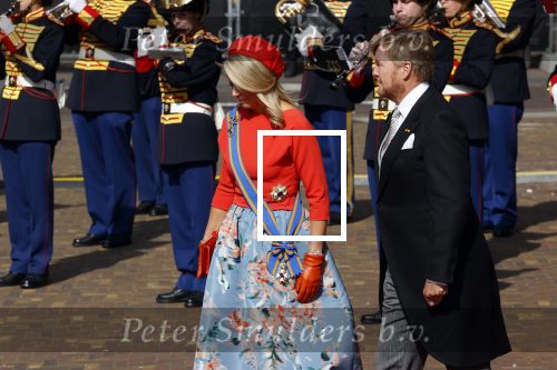 Den Haag 21 september 2021
Prinsjesdag in Den Haag 2021. De troonrede is in de grote kerk. Aanwezig namens de koninklijke familie zijn Koning Willem Alexander en Koningin Maxima Prins Constantijn en Prinses Laurentien.