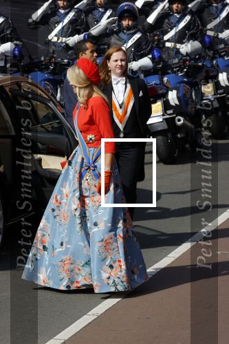 Den Haag 21 september 2021
Prinsjesdag in Den Haag 2021. De troonrede is in de grote kerk. Aanwezig namens de koninklijke familie zijn Koning Willem Alexander en Koningin Maxima Prins Constantijn en Prinses Laurentien.