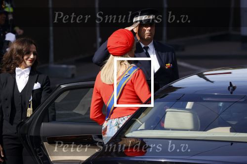 Den Haag 21 september 2021
Prinsjesdag in Den Haag 2021. De troonrede is in de grote kerk. Aanwezig namens de koninklijke familie zijn Koning Willem Alexander en Koningin Maxima Prins Constantijn en Prinses Laurentien.