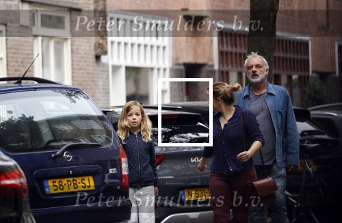 Amsterdam 25 september 2021
Lies Visschedijk met haar neiwue vriend Mar en zijn dochter op straat in Amsterdam.