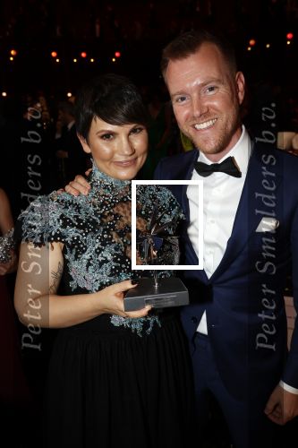 Amsterdam 14 oktober 2021
Televizierring gala in Carre Amsterdam. Linda Hakeboom met partner