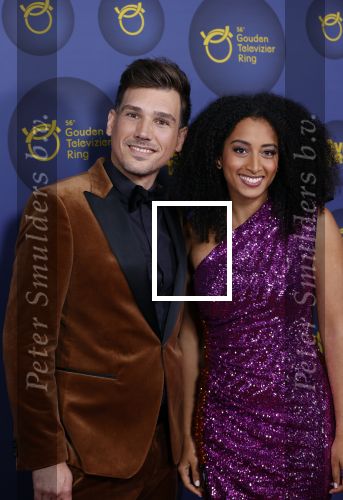 Amsterdam 14 oktober 2021
Televizierring gala in Carre Amsterdam. 
Lucas v d Meerendonk en Evita Mac-nack
