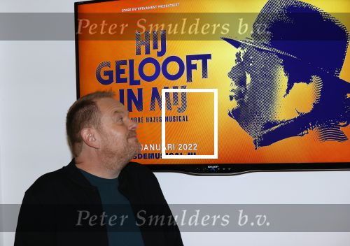 Amsterdam 12 oktober 2021
Cast presentatie Andre Hazes musical Hij gelooft in mij met Martijn Fischer Annick Boer Roosmarijn Luyten Mark Kraan Rutger de Bekker en Dorien v Gent .