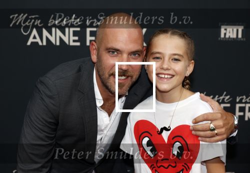 Amsterdam 6 september 2021
Premiere Mijn beste vriendin Anne Frank in Tuschinski.
Matteo v d Grijn met zijn dochter