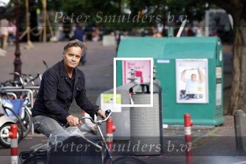 Amsterdam 6 september 2021
Max Westerman op de fiets in het centrum van Amsterdam.