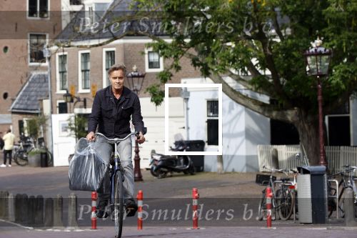 Amsterdam 6 september 2021
Max Westerman op de fiets in het centrum van Amsterdam.