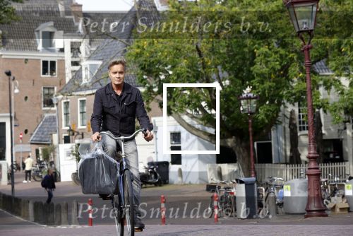 Amsterdam 6 september 2021
Max Westerman op de fiets in het centrum van Amsterdam.