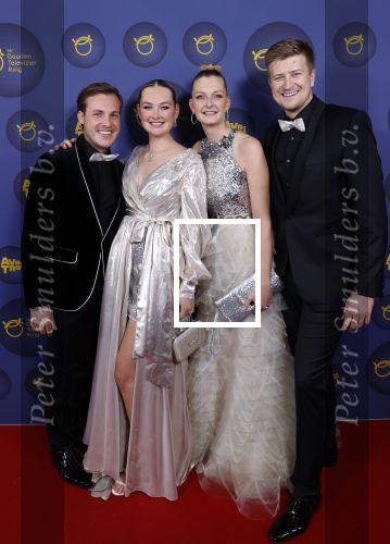 Amsterdam 14 oktober 2021
Televizierring gala in Carre Amsterdam. Maxime Meiland en Montana Meiland met hun partners Dirk en Leroy