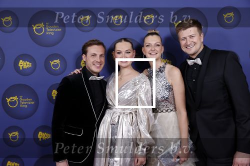 Amsterdam 14 oktober 2021
Televizierring gala in Carre Amsterdam. Maxime Meiland en Montana Meiland met hun partners Dirk en Leroy