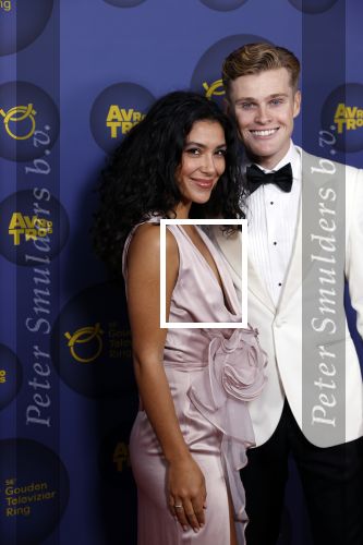 Amsterdam 14 oktober 2021
Televizierring gala in Carre Amsterdam. Moise Trustfull met Kaj Vandervoort