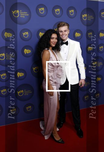Amsterdam 14 oktober 2021
Televizierring gala in Carre Amsterdam. Moise Trustfull met Kaj Vandervoort