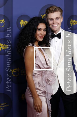 Amsterdam 14 oktober 2021
Televizierring gala in Carre Amsterdam. Moise Trustfull met Kaj Vandervoort