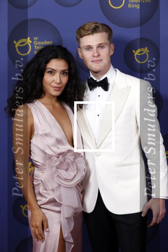 Amsterdam 14 oktober 2021
Televizierring gala in Carre Amsterdam. Moise Trustfull met vriend Kaj Vandervoort