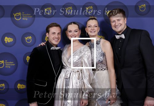 Amsterdam 14 oktober 2021
Televizierring gala in Carre Amsterdam. Maxime Meiland en Montana Meiland met hun partners Dirk en Leroy