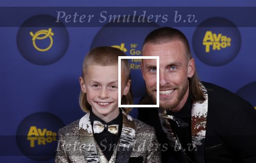 Amsterdam 14 oktober 2021
Televizierring gala in Carre Amsterdam. Nathan Rutjes met zijn zoon Lavezzi