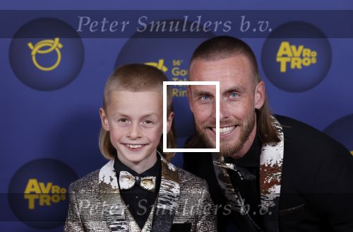 Amsterdam 14 oktober 2021
Televizierring gala in Carre Amsterdam. Nathan Rutjes met zijn zoon Lavezzi
