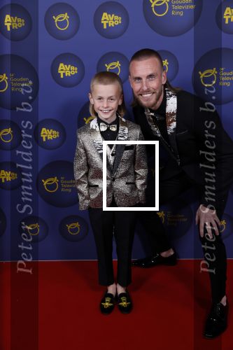 Amsterdam 14 oktober 2021
Televizierring gala in Carre Amsterdam. Nathan Rutjes met zijn zoon Lavezzi