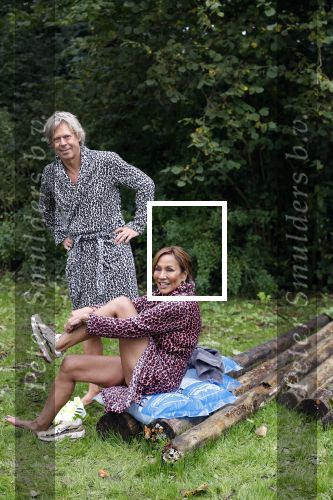 Amsterdam 16 oktober 2021
Patty Brard en haar man Antoine v d Vijver in een ijsbad . Patty heeft een hele lijn met produkten die bij het Kruitvat te koop zijn .