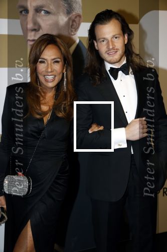 Amsterdam 28 september 2021
Premiere James Bond in Tuschinski. Patty Brard kwam met Guido Spek