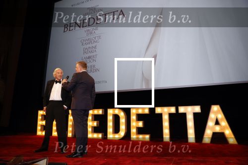 Amsterdam 12 oktober 2021
Premiere Benedetta  in Tuschinski. paul Verhoeven is de regisseur.