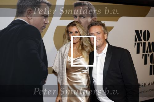 Amsterdam 28 september 2021
Premiere James Bond in Tuschinski. Pieter Schoen met zijn vrouw