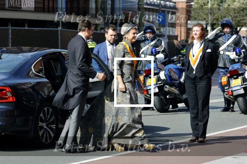 Den Haag 21 september 2021
Prinsjesdag in Den Haag 2021. De troonrede is in de grote kerk. Aanwezig namens de koninklijke familie zijn Koning Willem Alexander en Koningin Maxima Prins Constantijn en Prinses Laurentien.