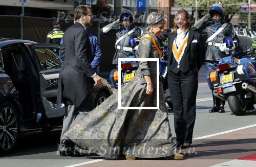 Den Haag 21 september 2021
Prinsjesdag in Den Haag 2021. De troonrede is in de grote kerk. Aanwezig namens de koninklijke familie zijn Koning Willem Alexander en Koningin Maxima Prins Constantijn en Prinses Laurentien.
