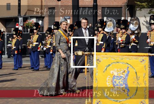 Den Haag 21 september 2021
Prinsjesdag in Den Haag 2021. De troonrede is in de grote kerk. Aanwezig namens de koninklijke familie zijn Koning Willem Alexander en Koningin Maxima Prins Constantijn en Prinses Laurentien.