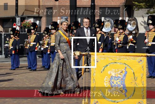 Den Haag 21 september 2021
Prinsjesdag in Den Haag 2021. De troonrede is in de grote kerk. Aanwezig namens de koninklijke familie zijn Koning Willem Alexander en Koningin Maxima Prins Constantijn en Prinses Laurentien.