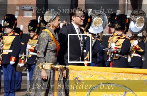 Den Haag 21 september 2021
Prinsjesdag in Den Haag 2021. De troonrede is in de grote kerk. Aanwezig namens de koninklijke familie zijn Koning Willem Alexander en Koningin Maxima Prins Constantijn en Prinses Laurentien.