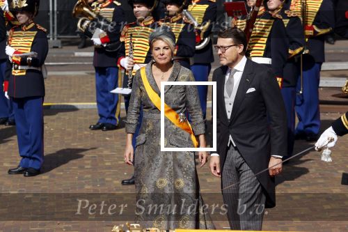 Den Haag 21 september 2021
Prinsjesdag in Den Haag 2021. De troonrede is in de grote kerk. Aanwezig namens de koninklijke familie zijn Koning Willem Alexander en Koningin Maxima Prins Constantijn en Prinses Laurentien.
