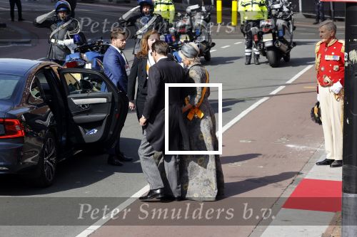 Den Haag 21 september 2021
Prinsjesdag in Den Haag 2021. De troonrede is in de grote kerk. Aanwezig namens de koninklijke familie zijn Koning Willem Alexander en Koningin Maxima Prins Constantijn en Prinses Laurentien.