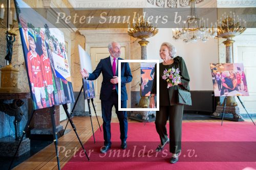 BAARN â€“ Prinses Beatrix was zaterdagmiddag 9 oktober op het terrein van Paleis Soestdijk aanwezig bij de viering van het 65-jarig bestaan van het Prinses Beatrix Spierfonds. De Prinses is sinds de oprichting beschermvrouwe van het fonds. ANP / Hollandse Hoogte / Wesley de Wit