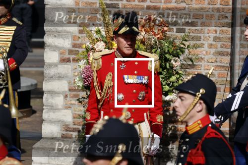 Den Haag 21 september 2021
Prinsjesdag in Den Haag 2021. De troonrede is in de grote kerk. Aanwezig namens de koninklijke familie zijn Koning Willem Alexander en Koningin Maxima Prins Constantijn en Prinses Laurentien.