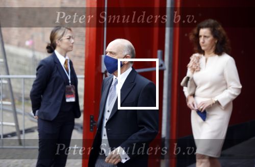 Den Haag 21 september 2021
Prinsjesdag in Den Haag 2021. De troonrede is in de grote kerk. Aanwezig namens de koninklijke familie zijn Koning Willem Alexander en Koningin Maxima Prins Constantijn en Prinses Laurentien.