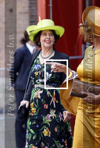 Den Haag 21 september 2021
Prinsjesdag in Den Haag 2021. De troonrede is in de grote kerk. Aanwezig namens de koninklijke familie zijn Koning Willem Alexander en Koningin Maxima Prins Constantijn en Prinses Laurentien.