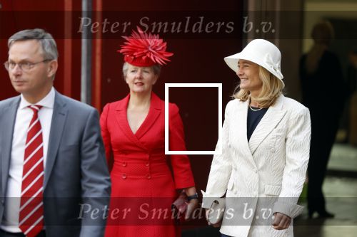 Den Haag 21 september 2021
Prinsjesdag in Den Haag 2021. De troonrede is in de grote kerk. Aanwezig namens de koninklijke familie zijn Koning Willem Alexander en Koningin Maxima Prins Constantijn en Prinses Laurentien.