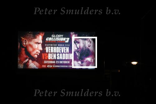 Amsterdam 17 oktober 2021
abri Rico Verhoeven vs Ben Saddik op de europaboulevard.