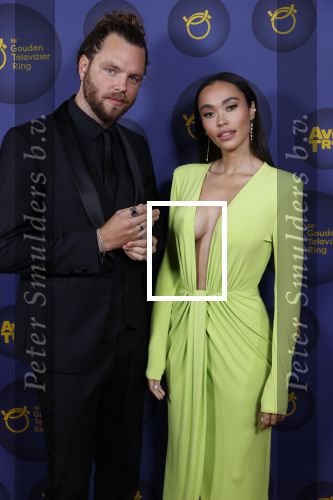 Amsterdam 14 oktober 2021
Televizierring gala in Carre Amsterdam. Romy Monteiro kwam met haar vriend Jasper Suyk