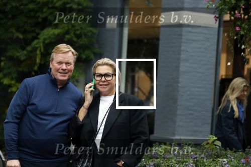 Amsterdam 7 oktober 2021
Ronald Koeman en zijn vrouw Bartina Koeman op de cornelis schuytstraat .