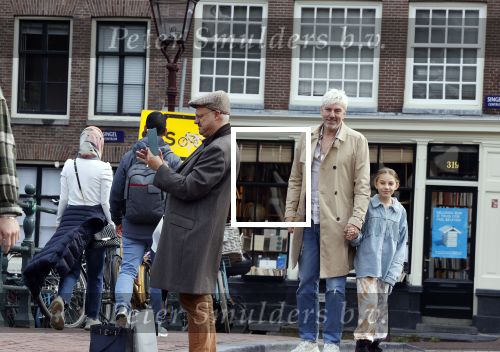 Amsterdam 2 oktober 2021
Ruud de Wild met zijn dochter Teddy  aan het winkelen in de 9 straatjes