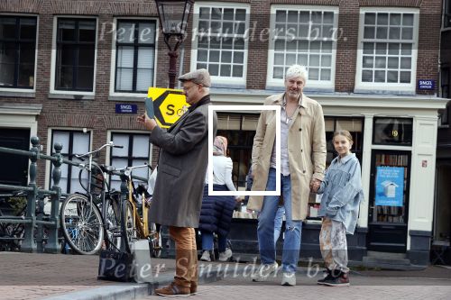 Amsterdam 2 oktober 2021
Ruud de Wild met zijn dochter Teddy  aan het winkelen in de 9 straatjes