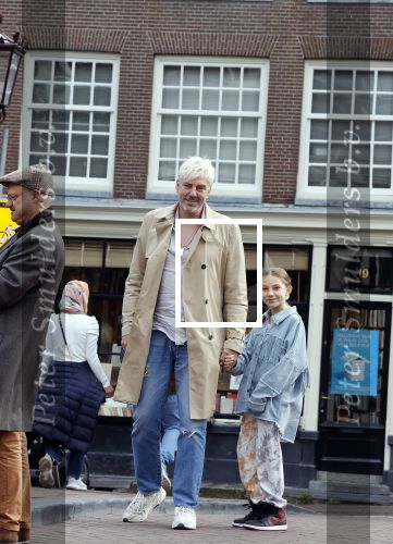 Amsterdam 2 oktober 2021
Ruud de Wild met zijn dochter Teddy  aan het winkelen in de 9 straatjes